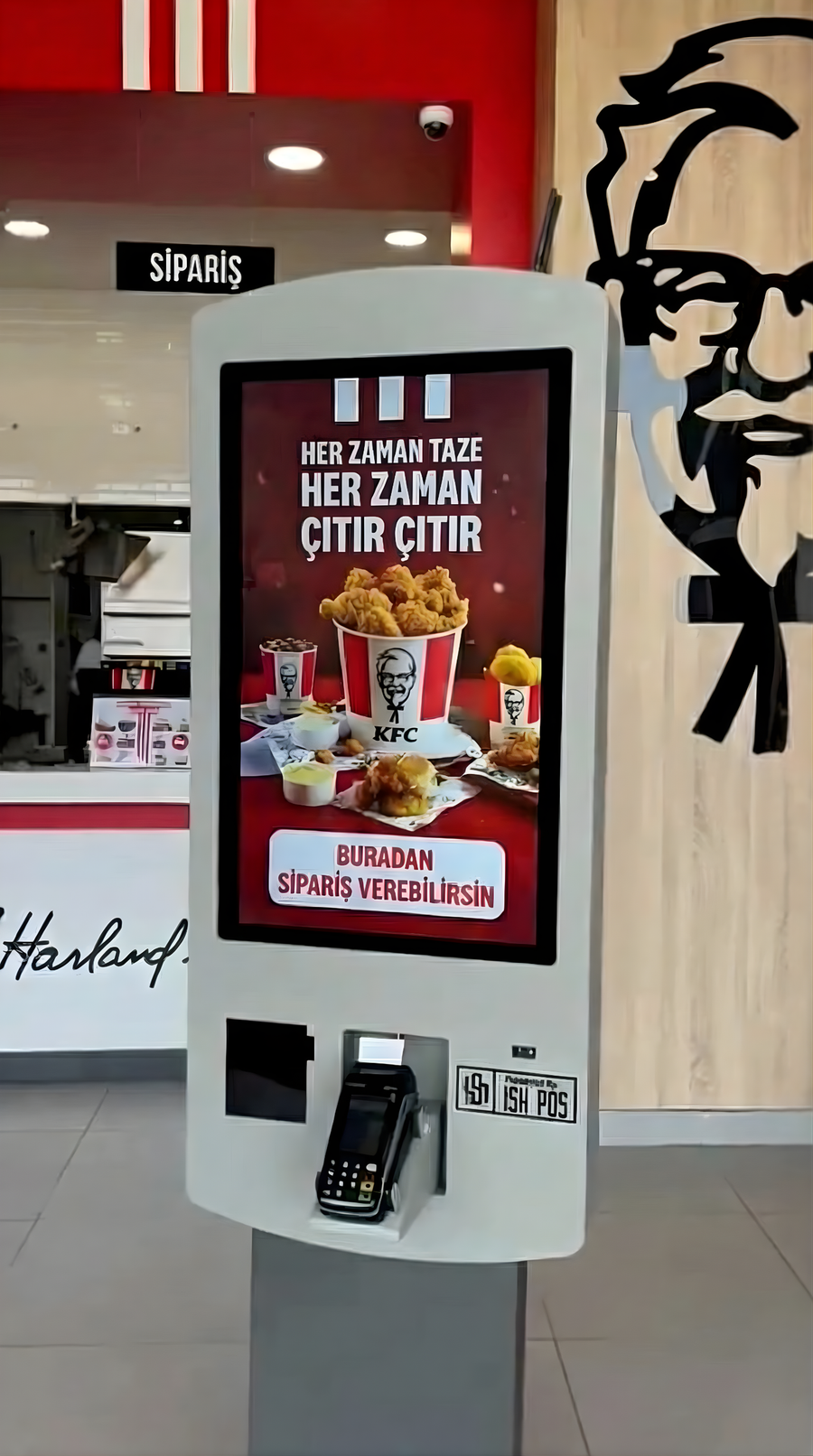 Uluslararası Fast Food Zinciri Ödeme Kiosk Projesi